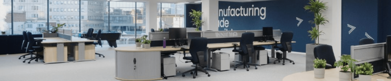 EU Automation Birmingham Office Furniture - Desks, Tambour Cupboards, Office Chairs, Planting & Breakout Furniture